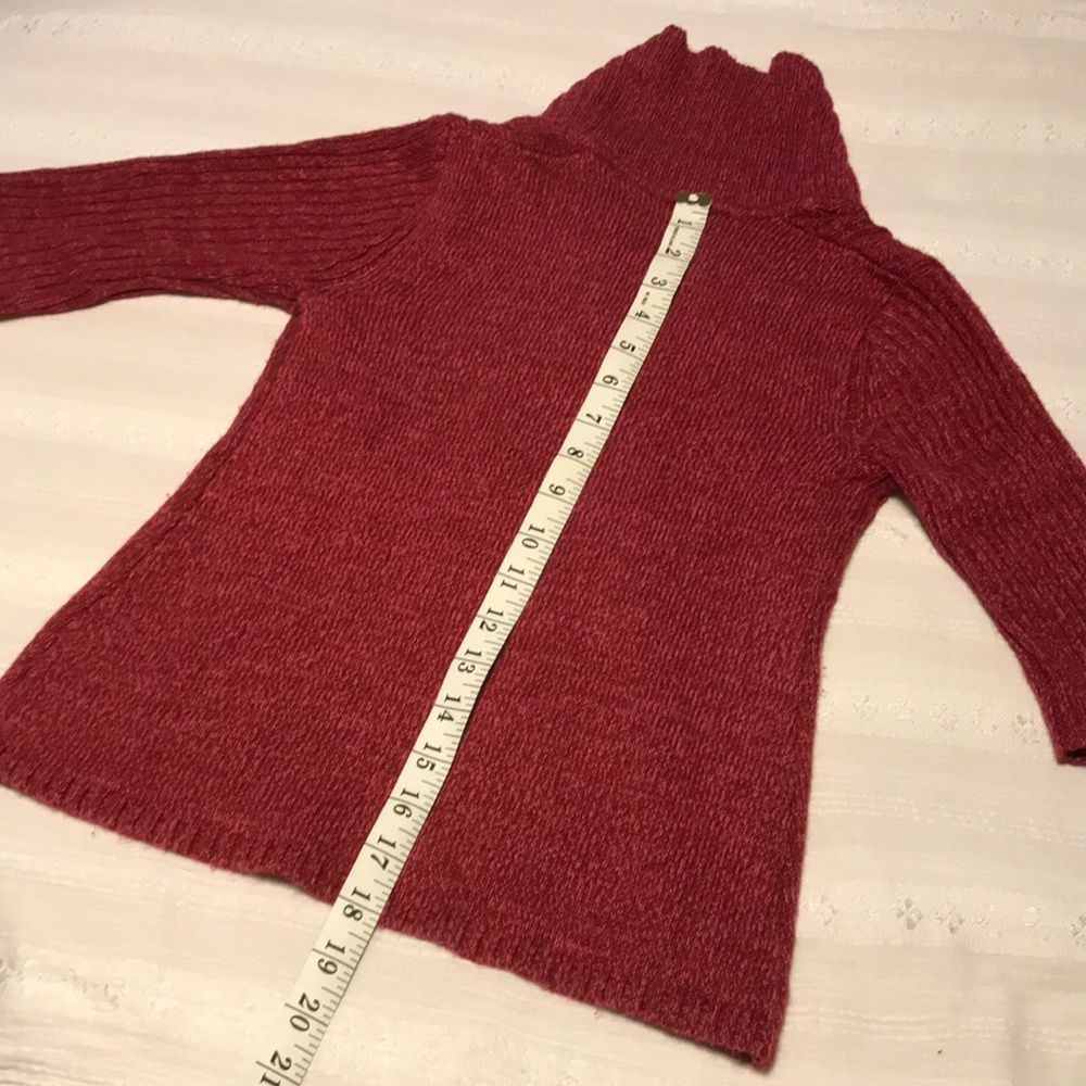Girls Takeout Raspberry Button Down Sweater - Picture 3 of 6